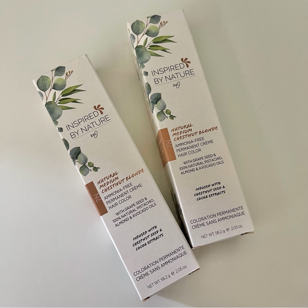 Inspired By Nature Ion Natural Medium Chestnut Blonde 7N (2 Boxes)